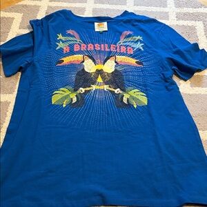 Blue Tropical  T-Shirt Farm Rio